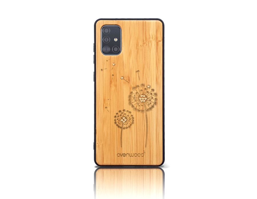 Coque arrière PIssenlit SWAROVSKI Samsung Galaxy A71